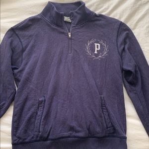 PINK quarter zip pullover